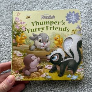Disney Bunnies Thumper's Furry Friends Touch-and-Feel Book